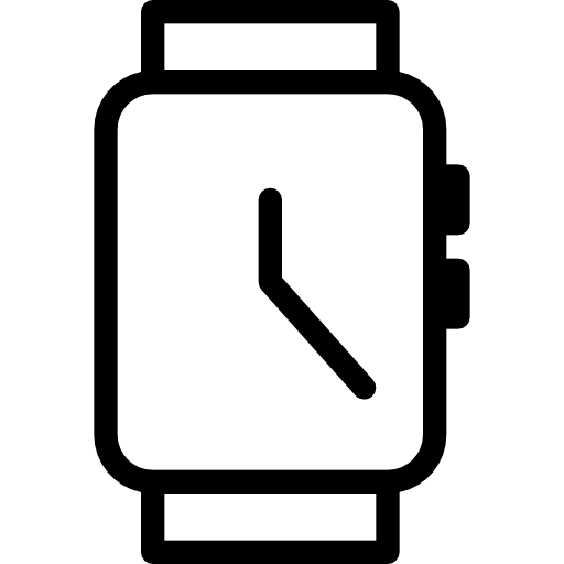 orologio Pixel Perfect Lineal icona