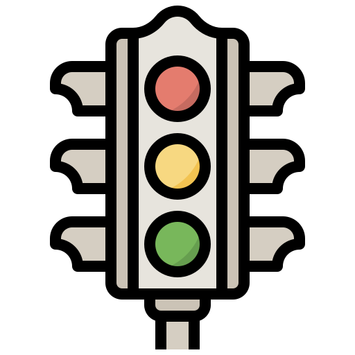 semaforo Surang Lineal Color icona