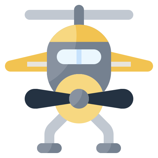 helicóptero Surang Flat icono