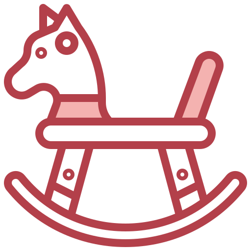 koń na biegunach Surang Red ikona