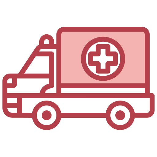 Ambulance Surang Red icon