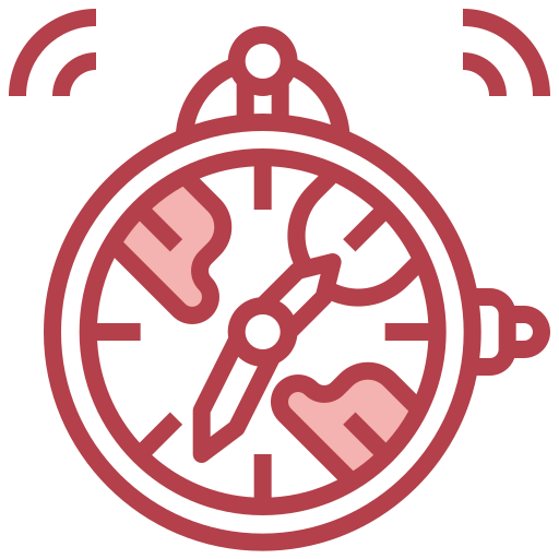 Clock Surang Red icon