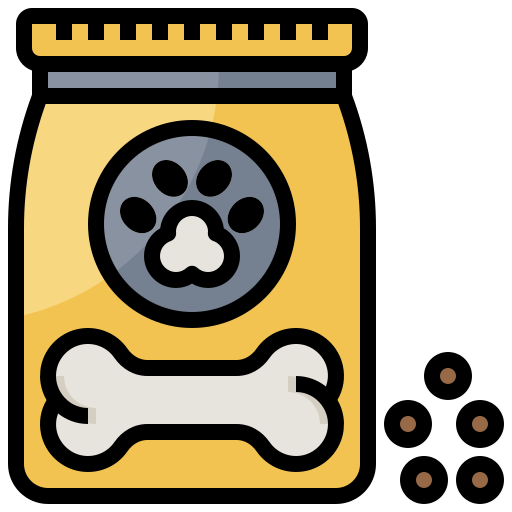 Dog food Surang Lineal Color icon