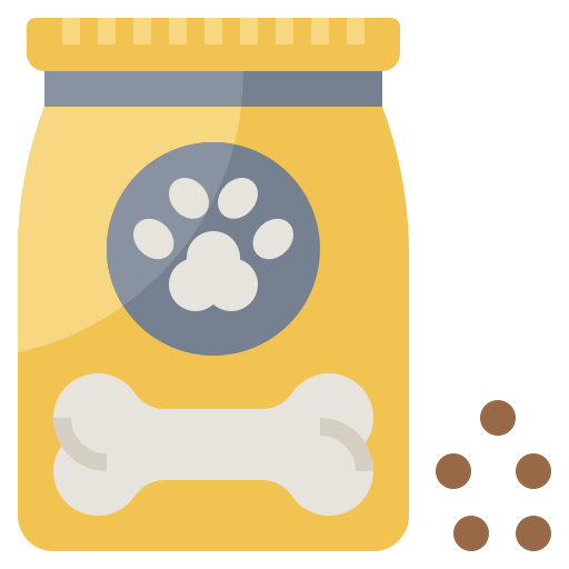 psie jedzenie Surang Flat ikona
