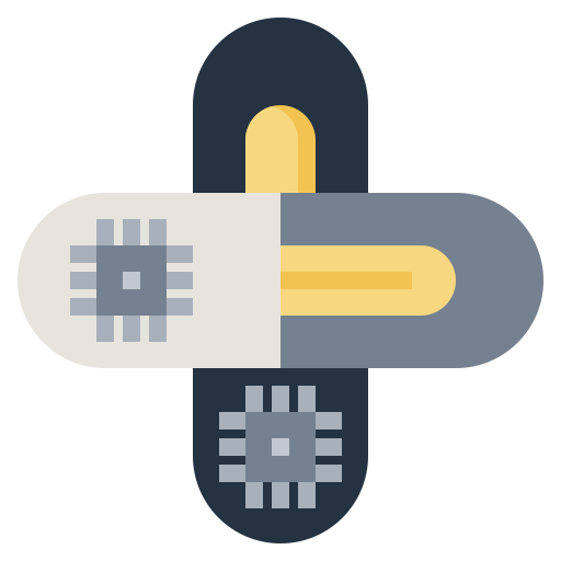 Microchip Surang Flat icon