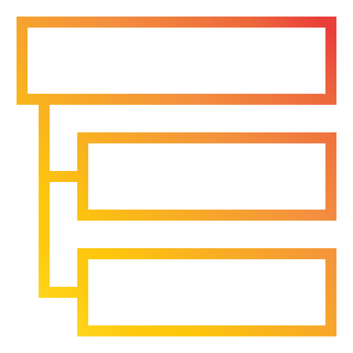 Блок-схема Generic Gradient иконка
