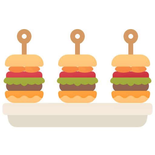 hamburguesas Amethys Design Flat icono