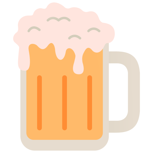 Beer mug Amethys Design Flat icon