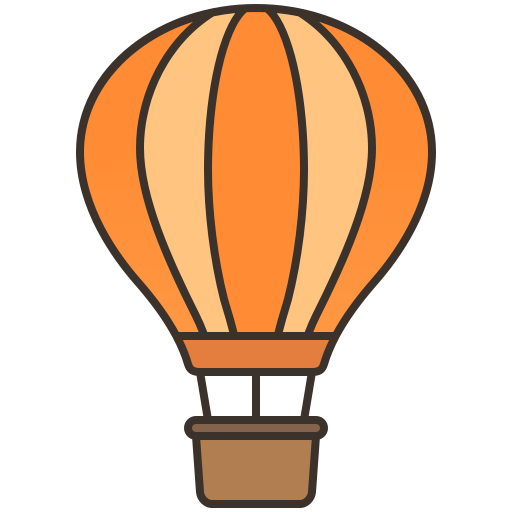globo aerostático Amethys Design Lineal Color icono