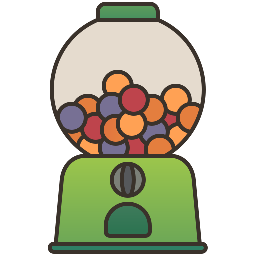 Candy machine Amethys Design Lineal Color icon