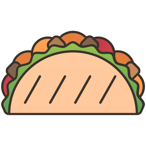 tacos Amethys Design Lineal Color icona