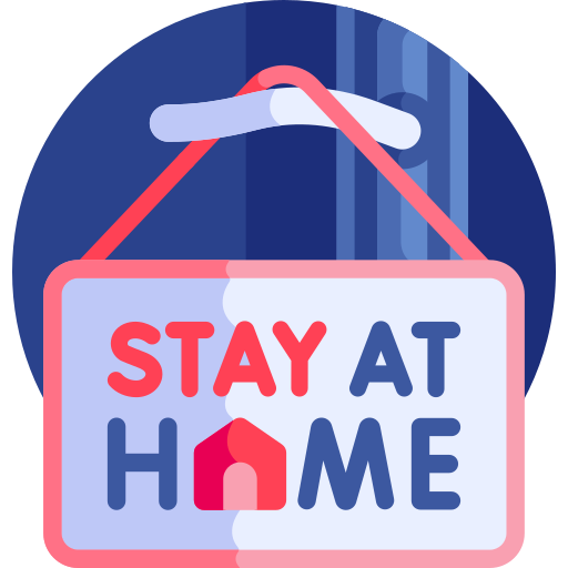 Stay home Detailed Flat Circular Flat icon