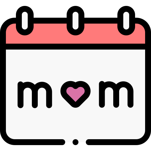 母の日 Detailed Rounded Lineal color icon