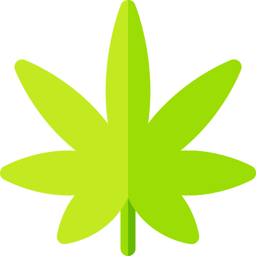marihuana Basic Rounded Flat ikona