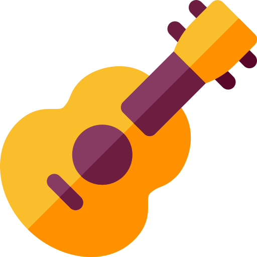 Guitar Basic Rounded Flat icon