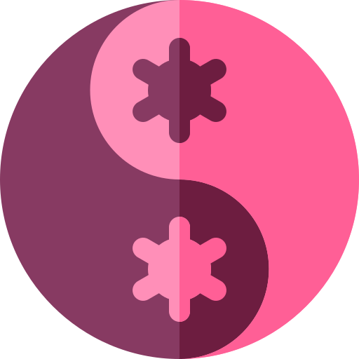 evenwicht Basic Rounded Flat icoon