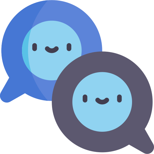 Conversation Kawaii Flat icon