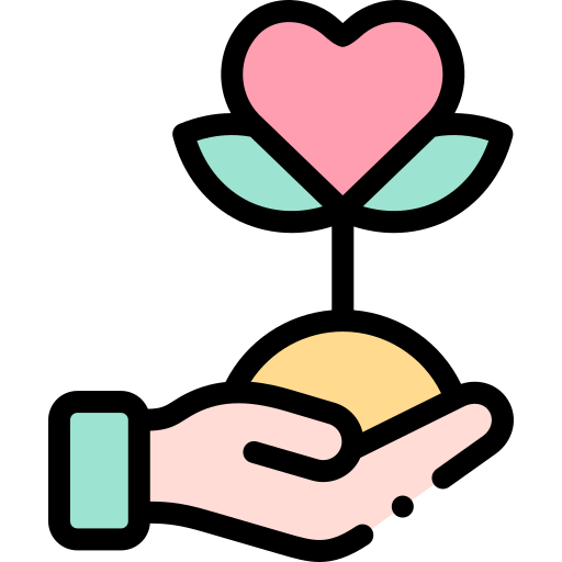 Charity Detailed Rounded Lineal color icon