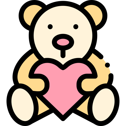 teddybär Detailed Rounded Lineal color icon