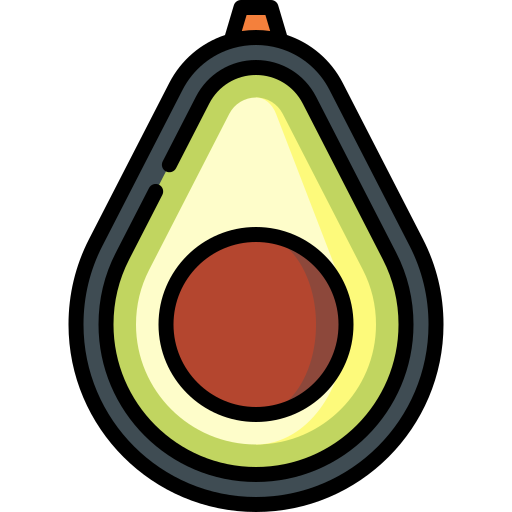 aguacate Special Lineal color icono