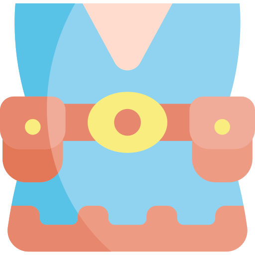 벨트 Kawaii Flat icon