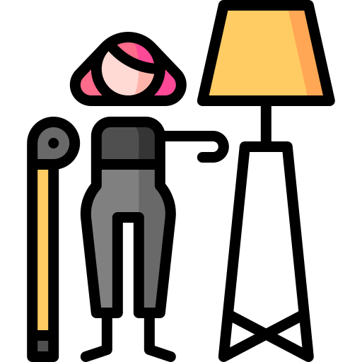 Interior design Puppet Characters Lineal Color icon