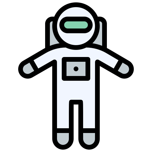 宇宙飛行士 Generic Outline Color icon