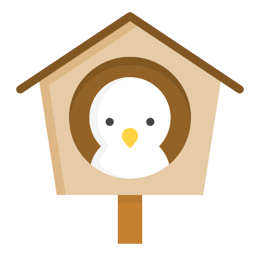 casa degli uccelli Generic Flat icona