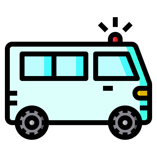 Ambulance Catkuro Lineal Color icon
