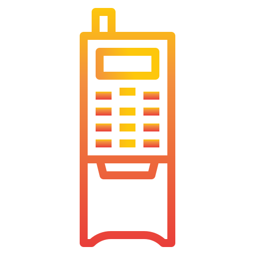 Mobile phone itim2101 Gradient icon