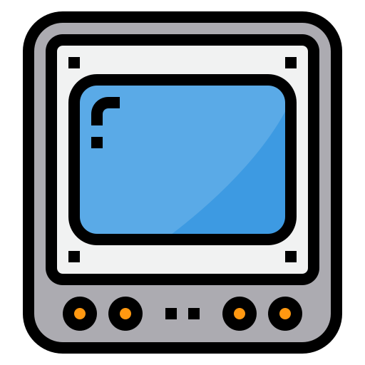Television itim2101 Lineal Color icon