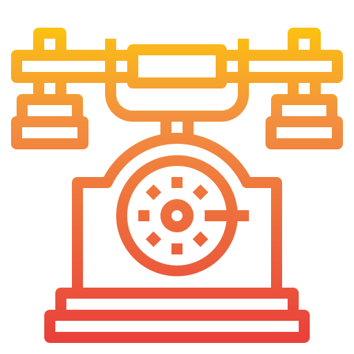 Telephone itim2101 Gradient icon