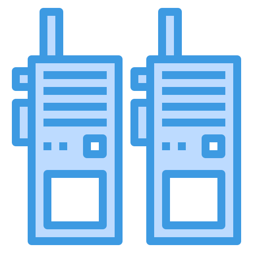 walkie-talkies itim2101 Blue icon