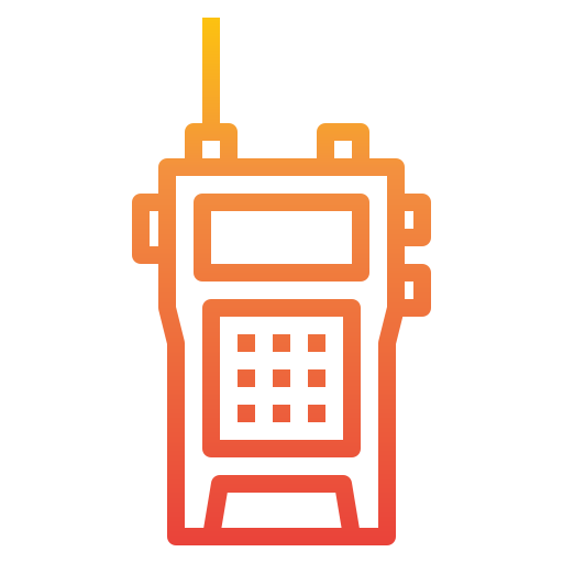 walkie talkie itim2101 Gradient icon