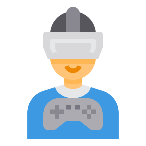 virtuele realiteit itim2101 Flat icoon