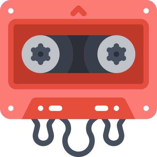 cassette Basic Miscellany Flat icoon