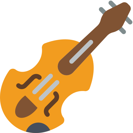 Violin Basic Miscellany Flat icon