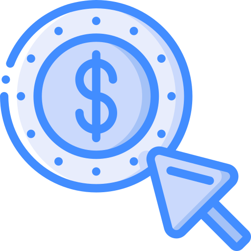 dollar Basic Miscellany Blue icon