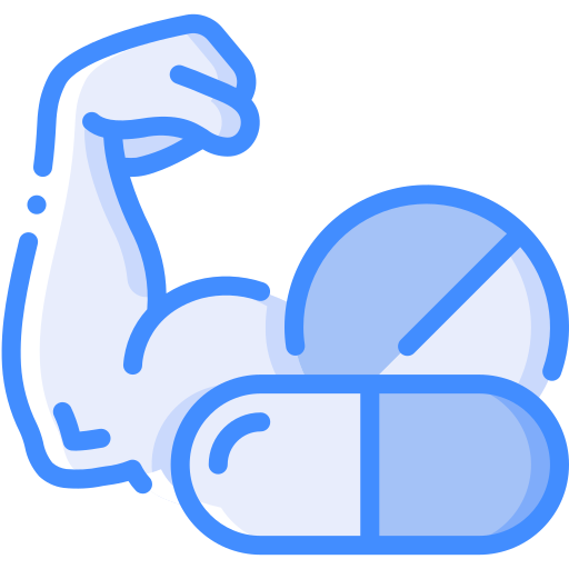 arm Basic Miscellany Blue icon