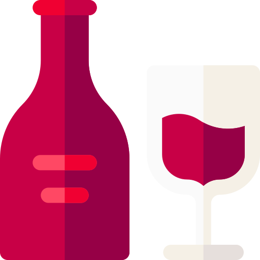 vino Basic Rounded Flat icono