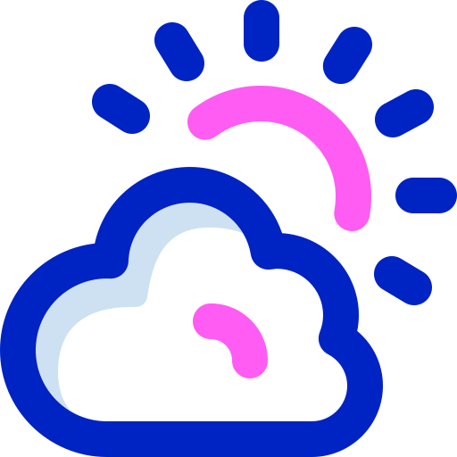 día nublado Super Basic Orbit Color icono