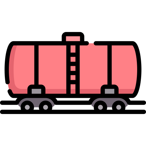 Oil truck Special Lineal color icon