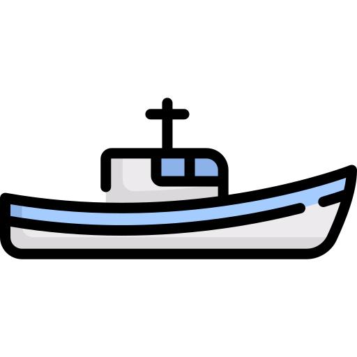 barco de pesca Special Lineal color Ícone
