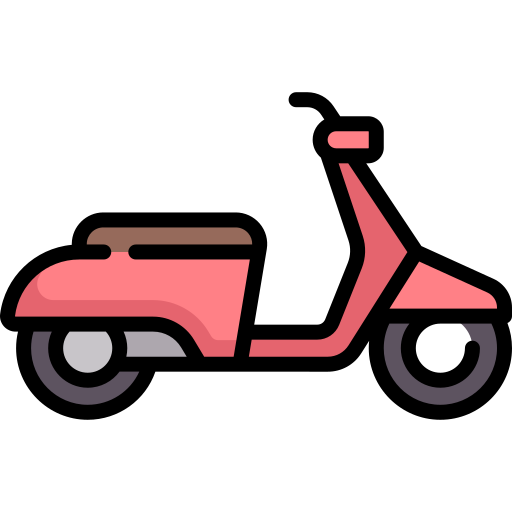 모터 달린 자전거 Special Lineal color icon