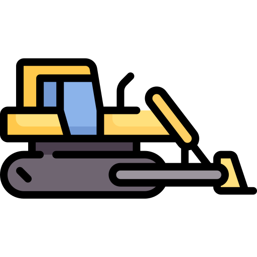 bulldozer Special Lineal color icona
