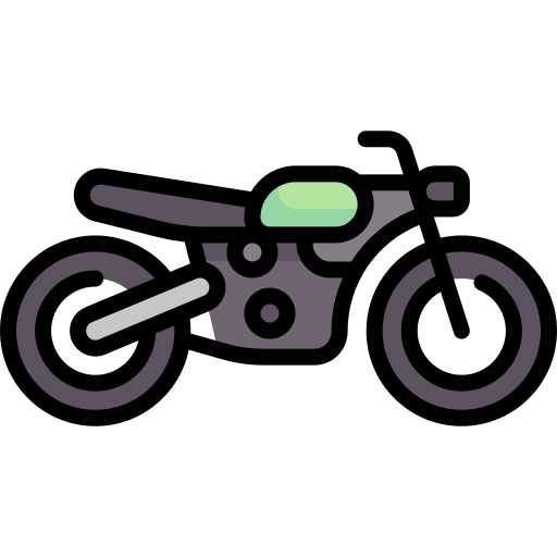 Мотоцикл Special Lineal color иконка
