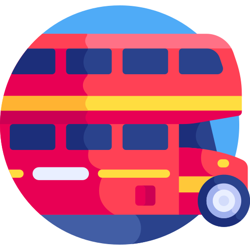 버스 Detailed Flat Circular Flat icon