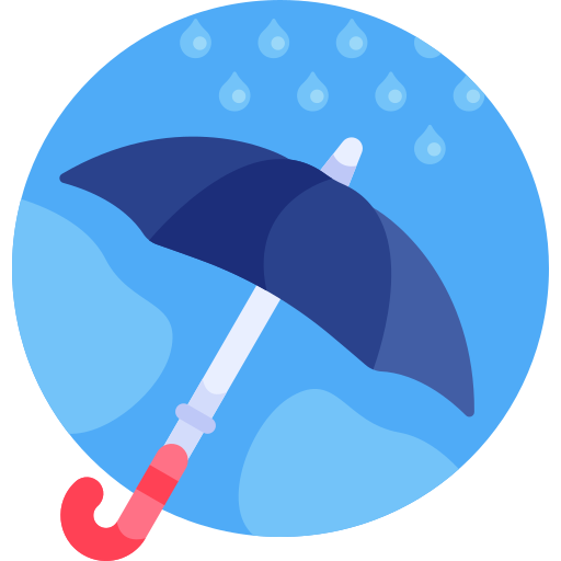 Umbrella Detailed Flat Circular Flat icon