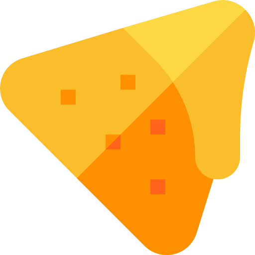 nachos Basic Straight Flat Icône