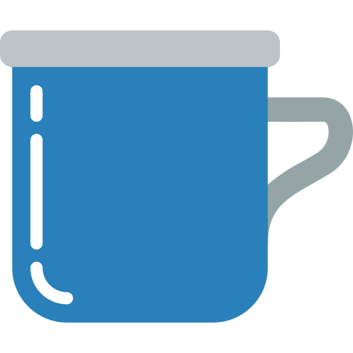 Mug Basic Miscellany Flat icon
